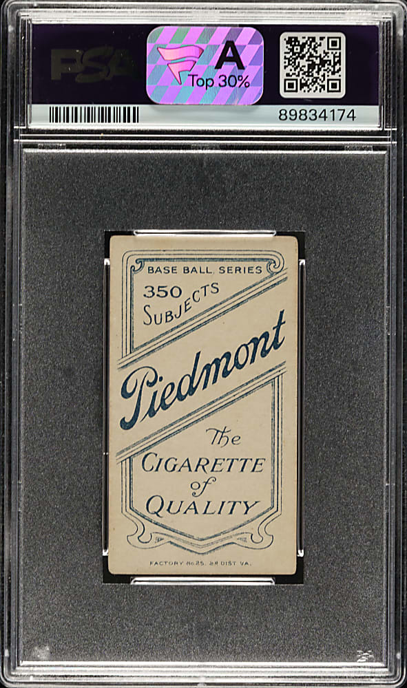 1909-1911 T206 White Border Walter Johnson Portrait PSA VG-EX 4