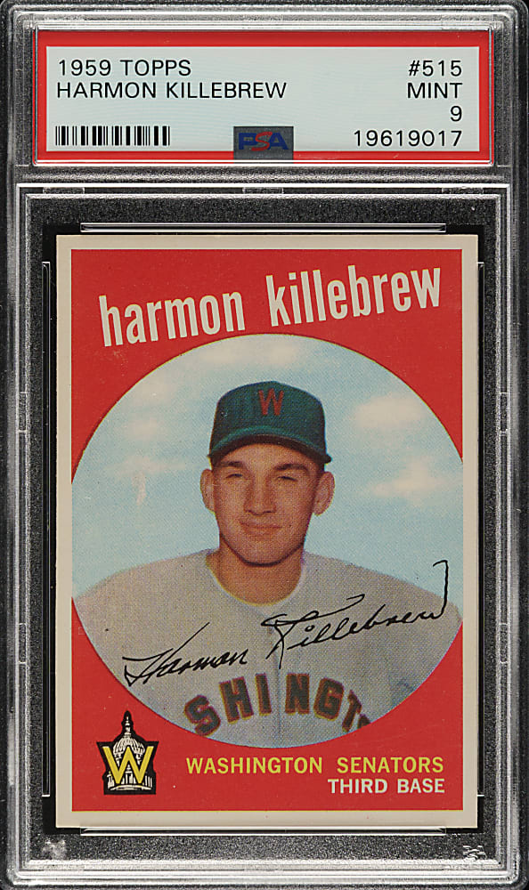 1959 Topps #515 Harmon Killebrew PSA MINT 9 - Highest Graded!
