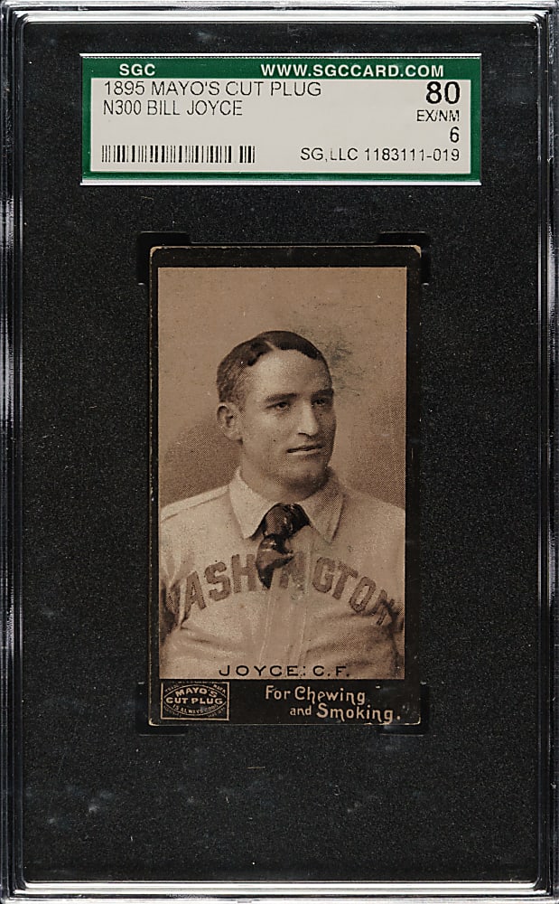 1895 N300 Mayo's Cut Plug Bill Joyce SGC EX/NM 80