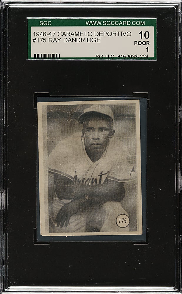 1946-1947 Caramelo Deportivo #175 Ray Dandridge SGC POOR 10