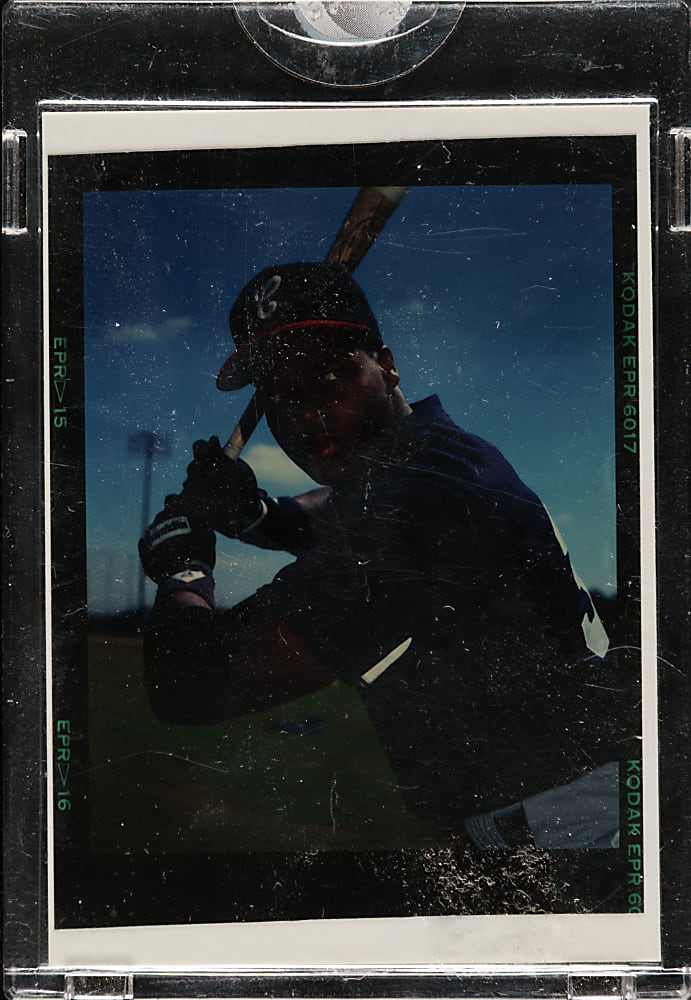 Circa 1990 Topps Frank Thomas Proof - Topps Vault COA