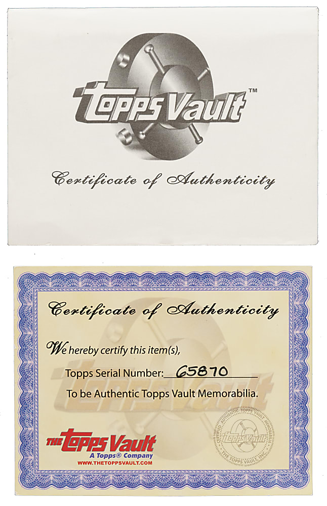 Circa 1990 Topps Frank Thomas Proof - Topps Vault COA