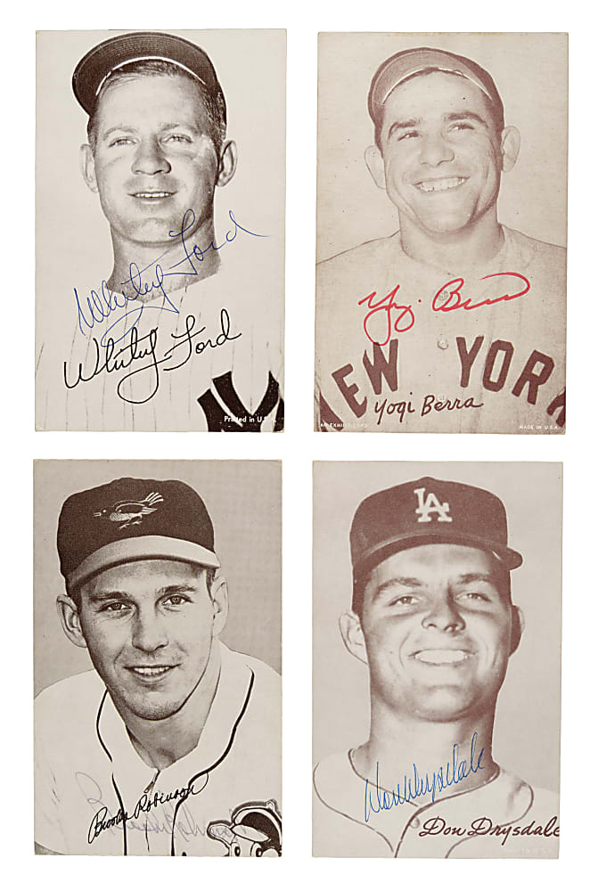 1947-1966 Exhibits Collection (137) Including 92 Signed Cards
