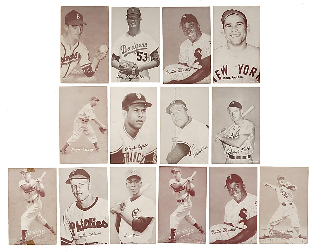 1947-1966 Exhibits Collection (137) Including 92 Signed Cards