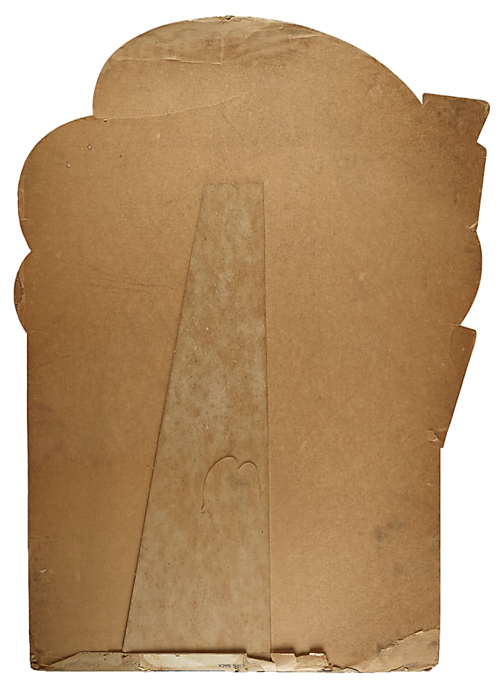 Circa Early 1940 Gillette Razors World Series Special Die-Cut Stand-Up Store Advertising Display