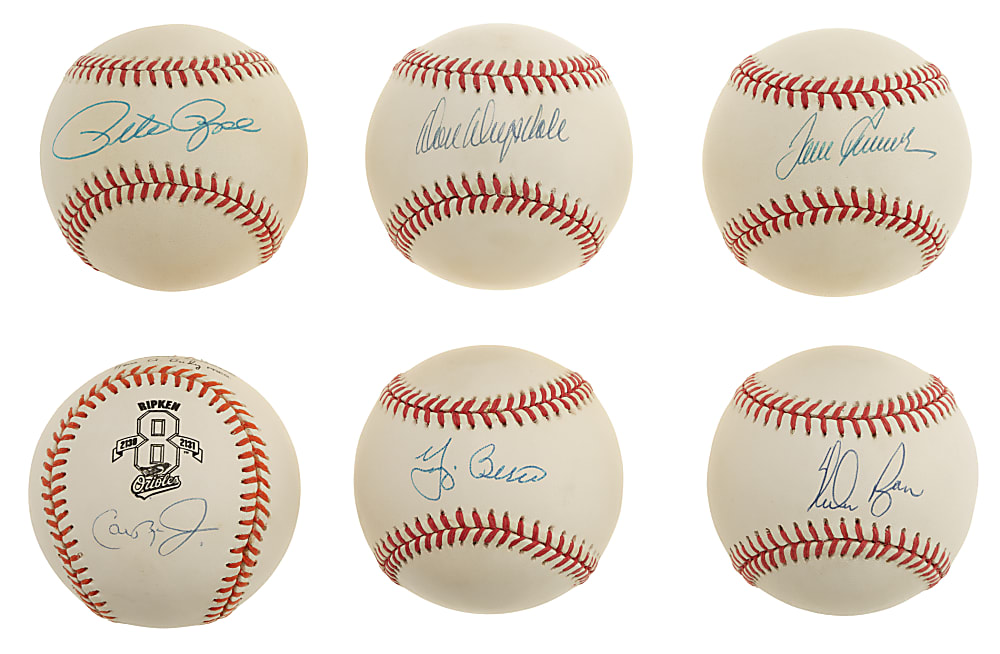 Hall of Famers and Stars Single-Signed Baseball Collection (80) Including Seaver, Ashburn, and Rose