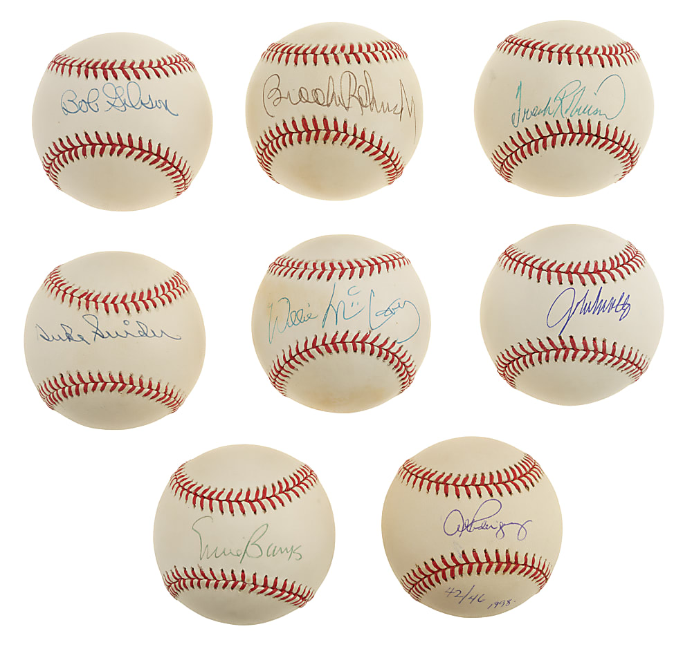 Hall of Famers and Stars Single-Signed Baseball Collection (80) Including Seaver, Ashburn, and Rose