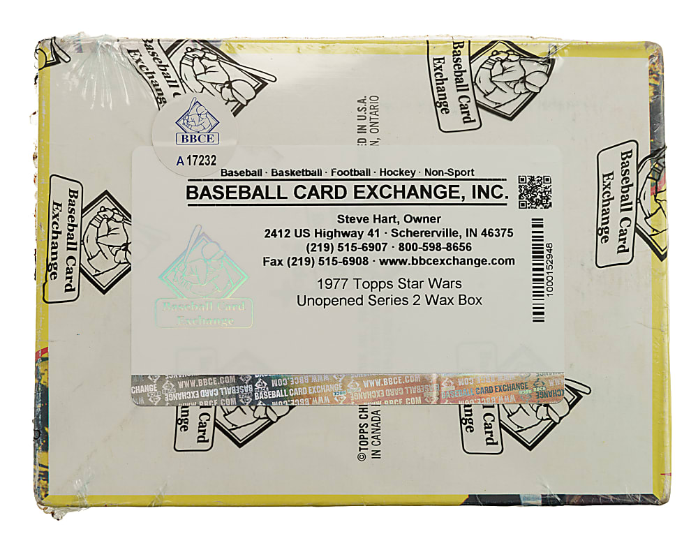 1977 Topps "Star Wars" Second Series Unopened Wax Box (36 Packs) - BBCE