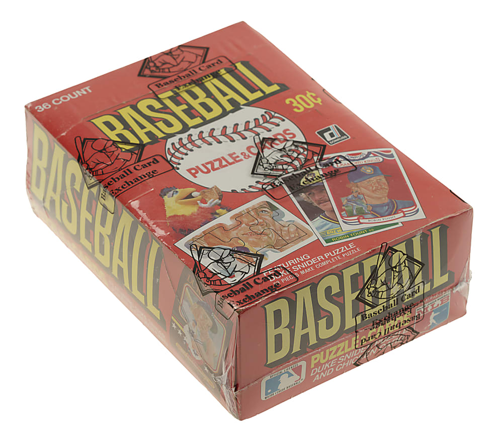 1984 Donruss Unopened Wax Box (36 Packs) - BBCE