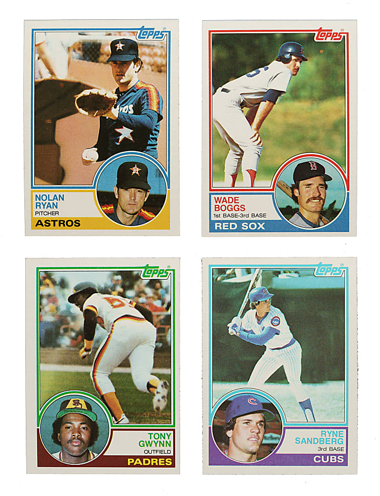 1983 Topps Complete Set Collection (5 Sets, 3,960 Cards)