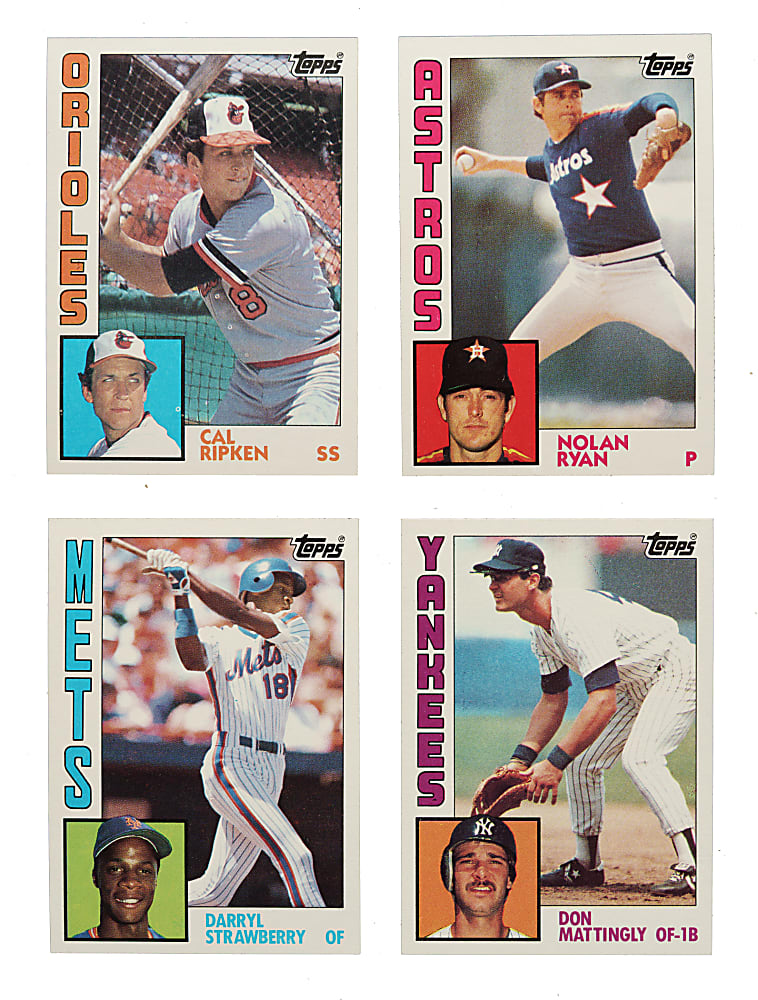 1984 Topps Complete Set Collection (5 Sets, 3,960 Cards)