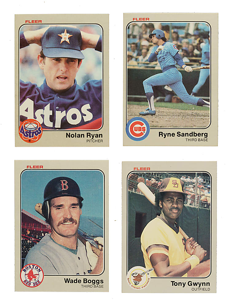 1983 Fleer Complete Set Collection (5 Sets, 3,300 Cards)