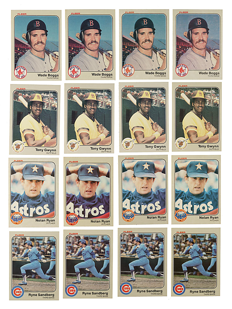 1983 Fleer Complete Set Collection (5 Sets, 3,300 Cards)
