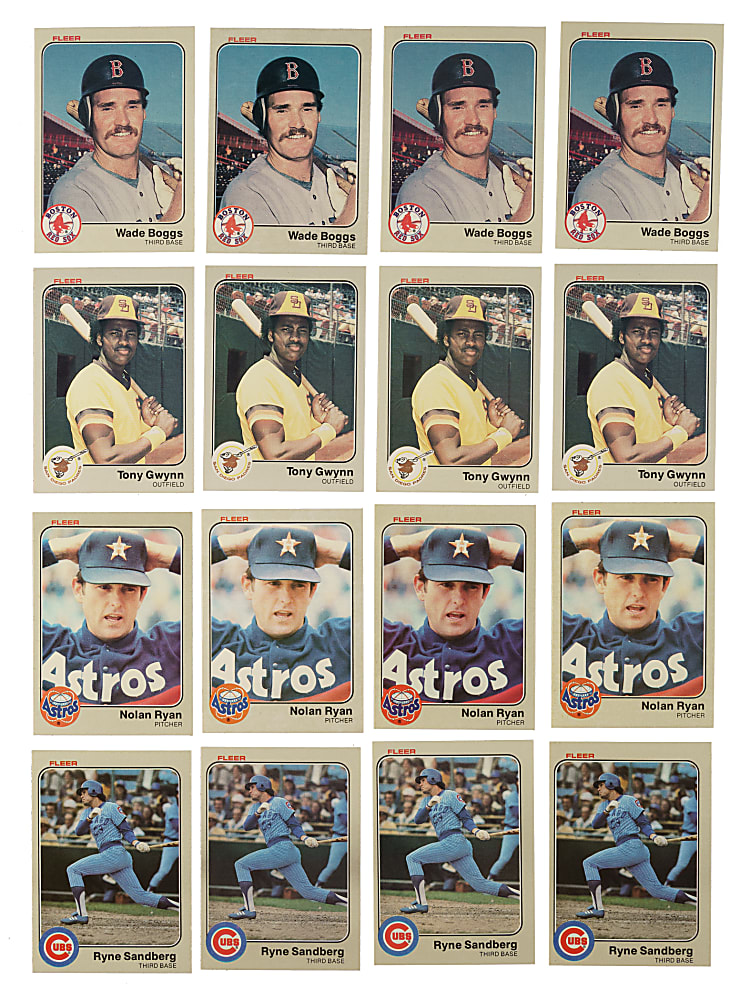 1983 Fleer Complete Set Collection (5 Sets, 3,300 Cards)
