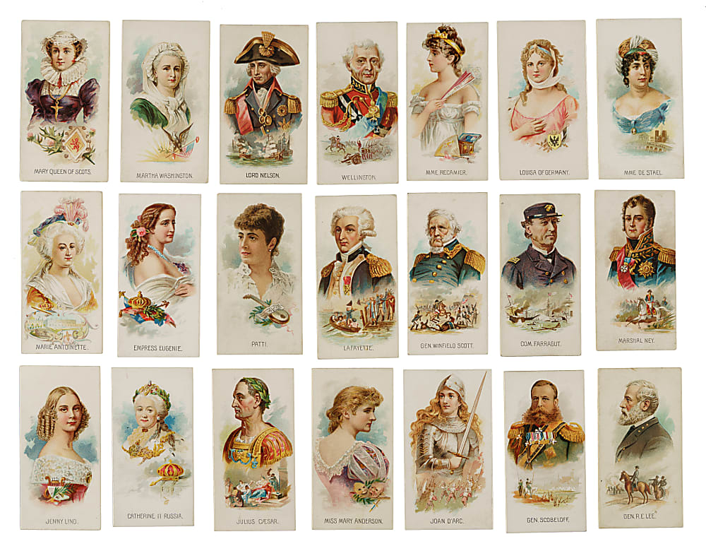 1889 N222 Kinney Bros. "Leaders" Complete Set (25)