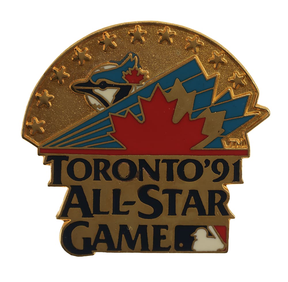 Joe DiMaggio and Ted Williams Dual-Signed 1991 All-Star Game Baseball Plus Pin - JSA