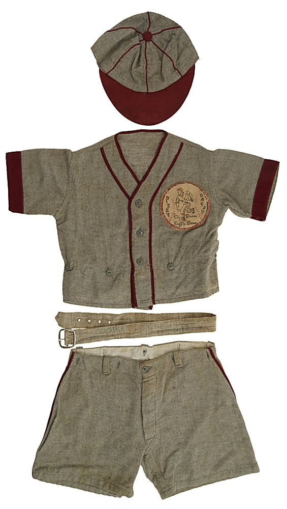 1934-1936 "Dizzy and Daffy Dean Base Ball Play Suit" Plus 1935 Big League Chewing Gum Wrapper and Redemption Sheet