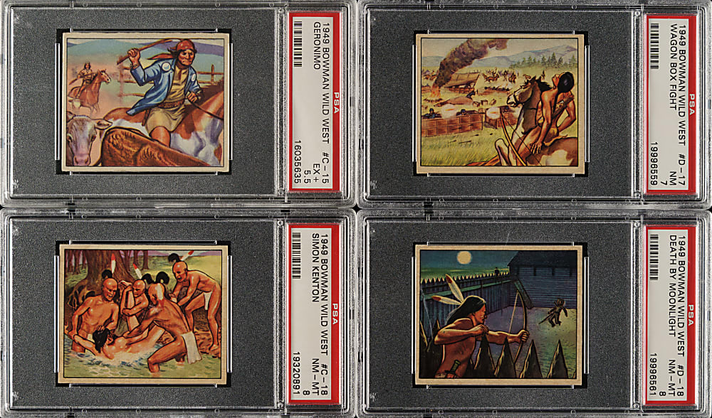 1950 Bowman "Wild West" Complete Set (180)