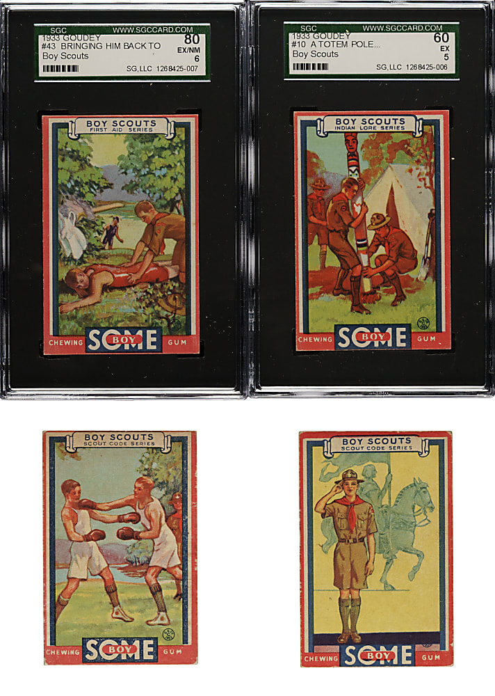 1933 R26 Goudey "Boy Scouts" Complete Set (48)