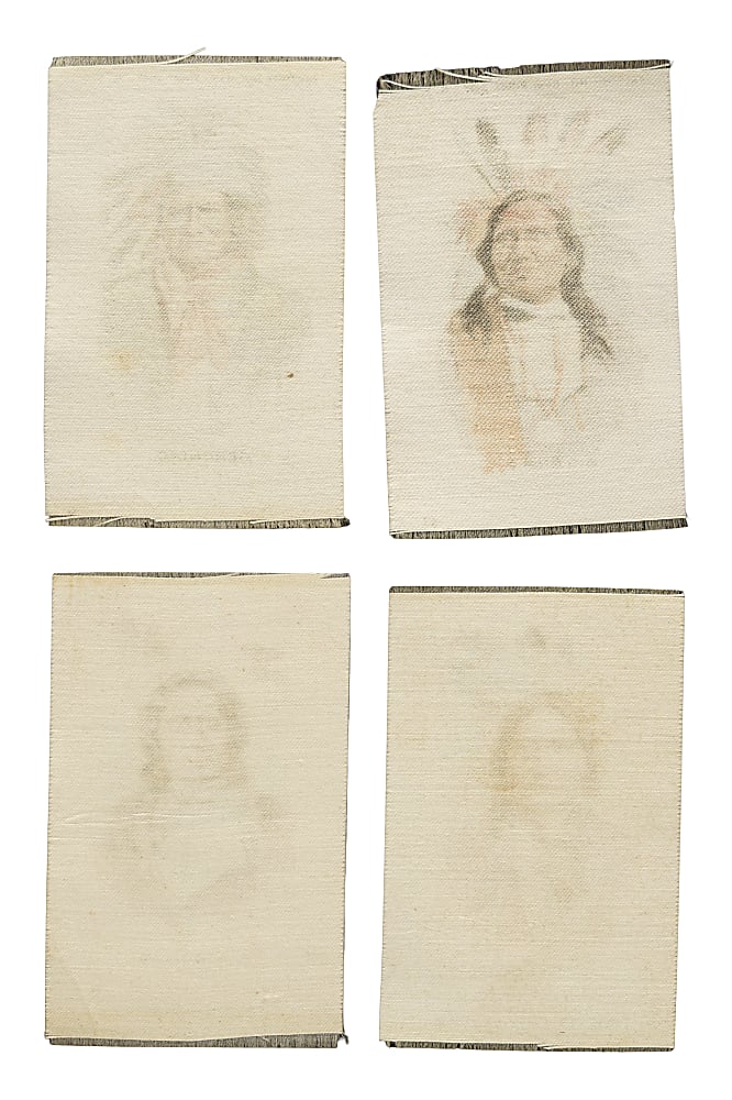 Circa 1910 S67 "Indian Chiefs" Silks Near-Complete Set (48/50)