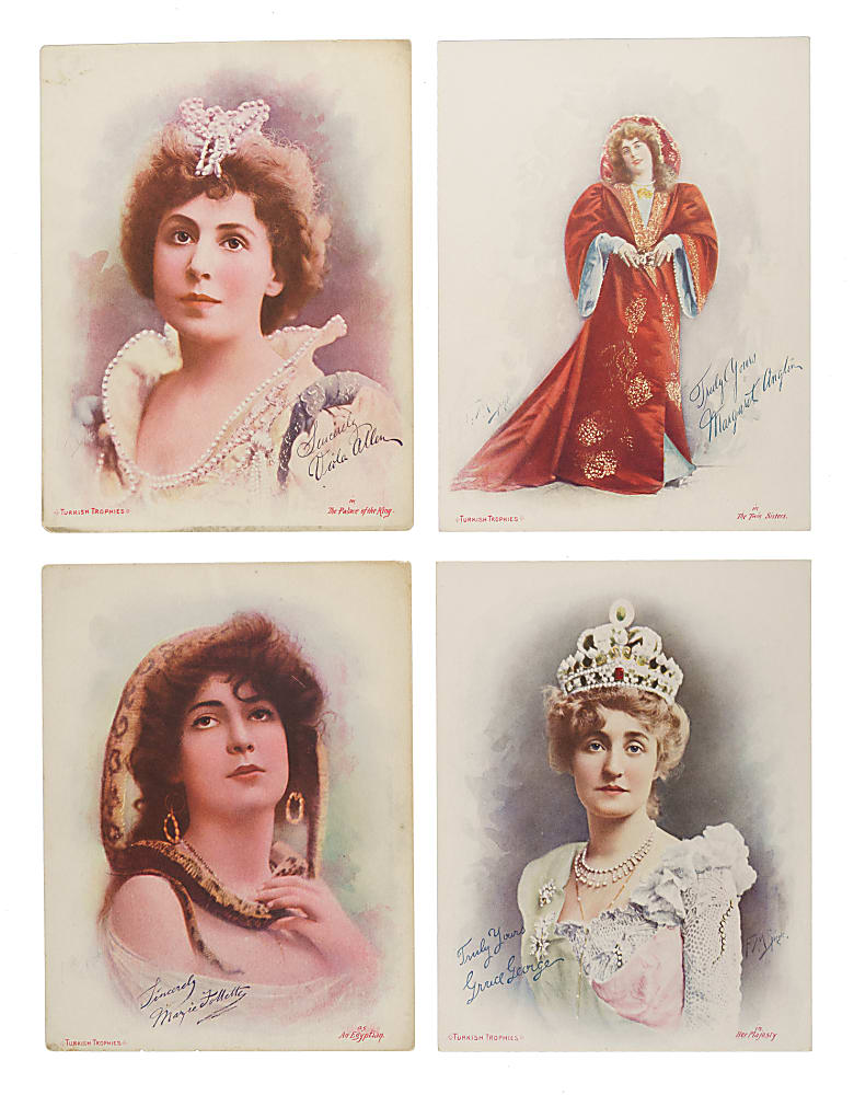 1900 T1 Turkish Trophies "Actresses" Complete Set (25)