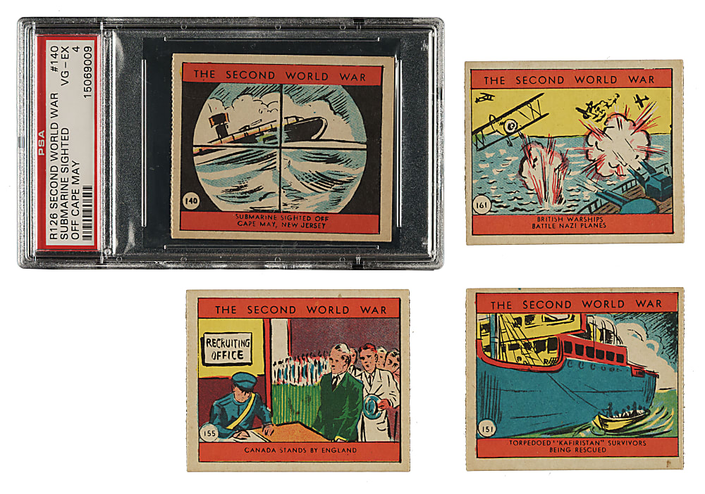 1939 R126 W.S. Corporation "The Second World War" Complete Set (48)