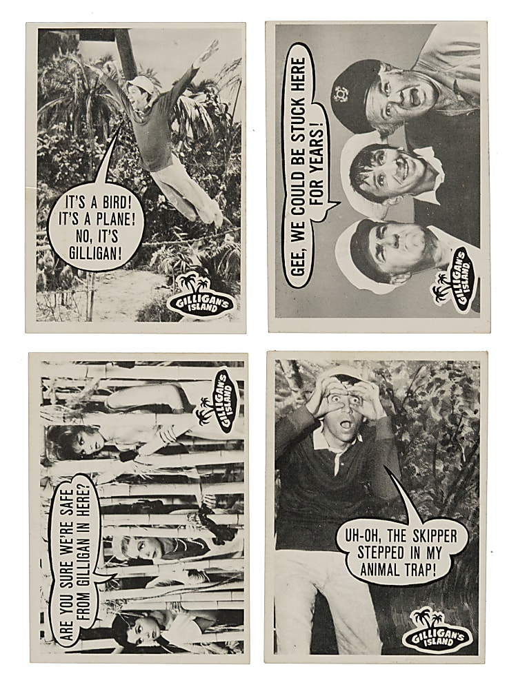 1965 Topps "Gilligan's Island" Complete Set (55) Plus Wrapper