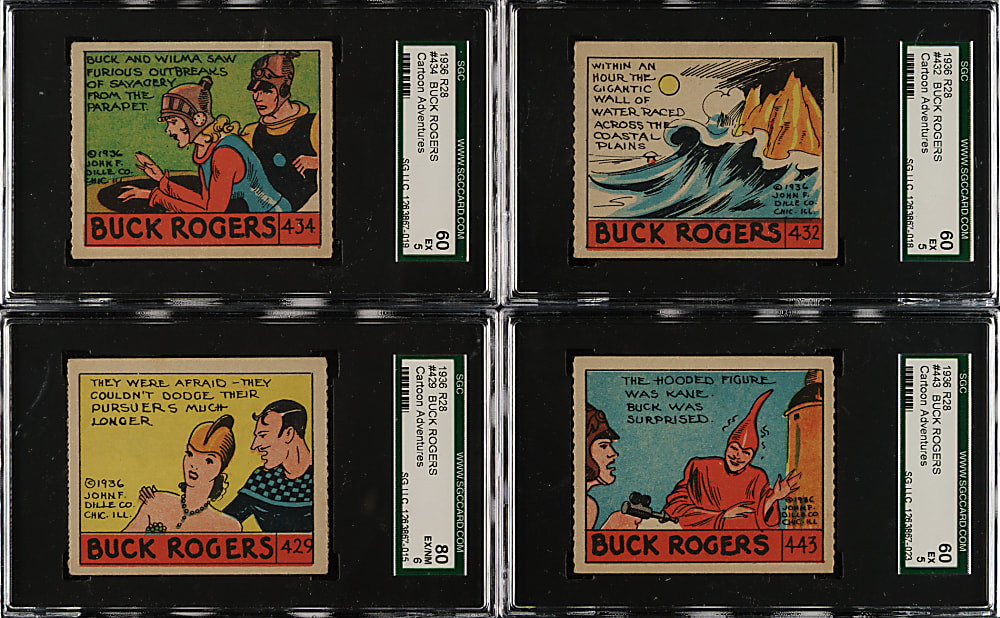 1936 R28 Anonymous "Cartoon Adventures" Near-Complete Set (40/48)