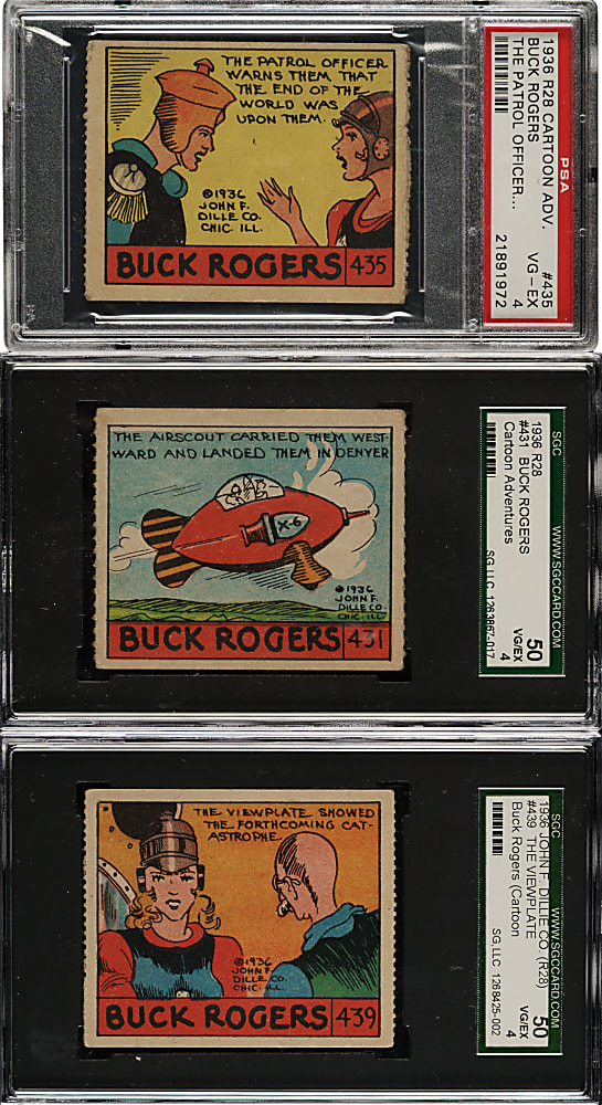 1936 R28 Anonymous "Cartoon Adventures" Near-Complete Set (40/48)