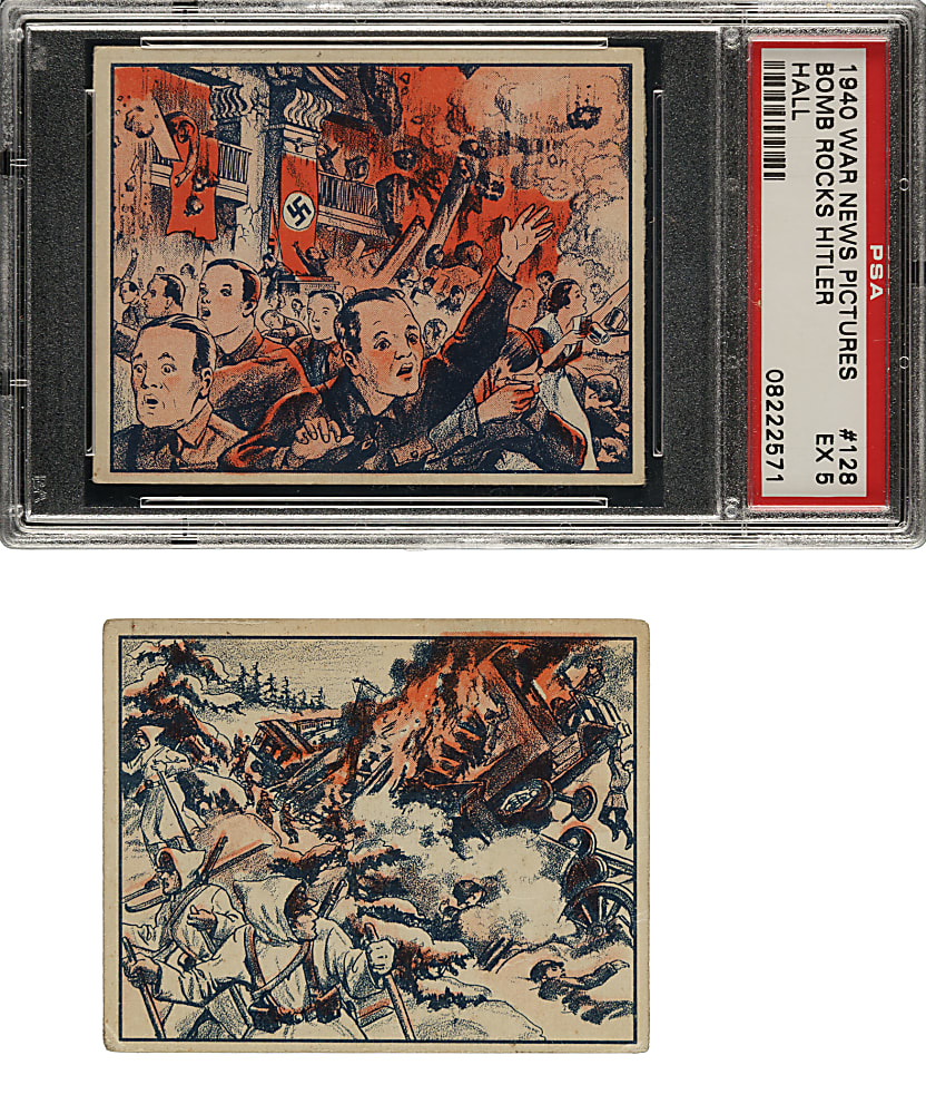 1939 R165 Gum, Inc. "War News Pictures" Near-Complete Set (132/144)
