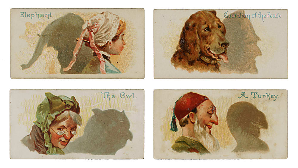 1889 N87 Duke "Shadows" Complete Set (50) Plus Tobacco Premium Album