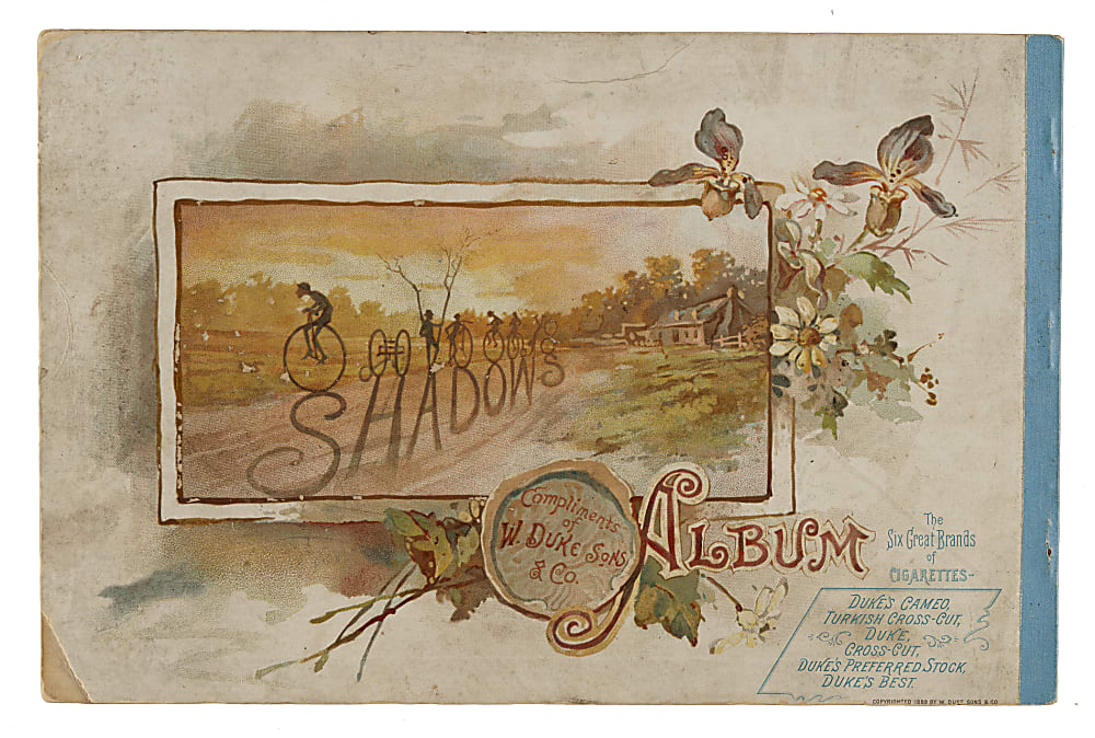 1889 N87 Duke "Shadows" Complete Set (50) Plus Tobacco Premium Album
