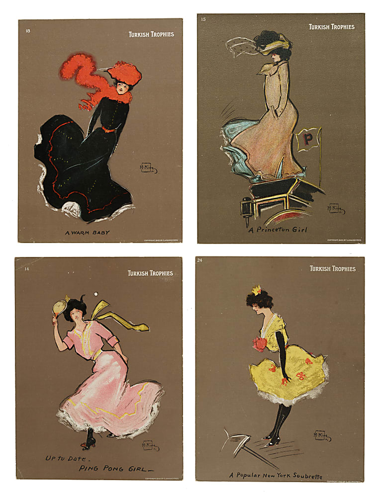 1902-1903 T7-2 Turkish Trophies "Girls" Complete Set (12)