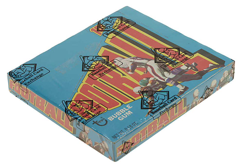 1972 Topps Football Second Series Unopened Wax Box (24 Packs) - BBCE - Roger Staubach Rookie Year