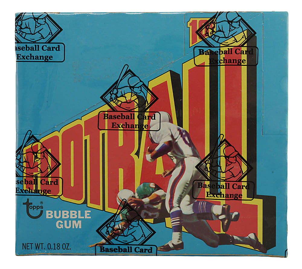 1972 Topps Football Second Series Unopened Wax Box (24 Packs) - BBCE - Roger Staubach Rookie Year