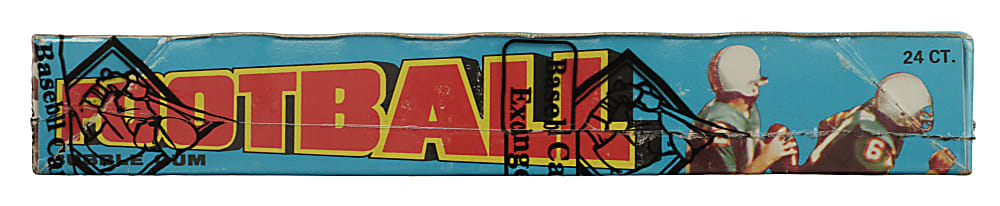 1972 Topps Football Second Series Unopened Wax Box (24 Packs) - BBCE - Roger Staubach Rookie Year