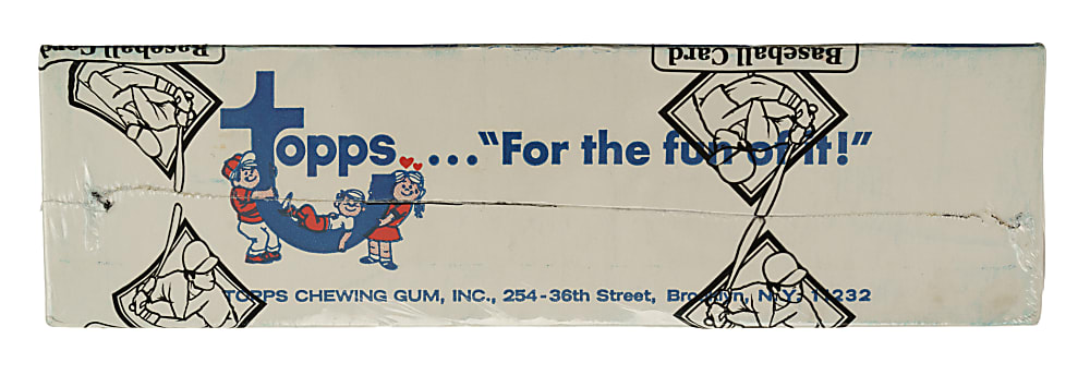 1971 Topps Second Series Unopened Vending Box - BBCE and Ex-Fritsch