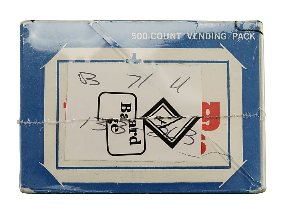 1971 Topps Second Series Unopened Vending Box - BBCE and Ex-Fritsch