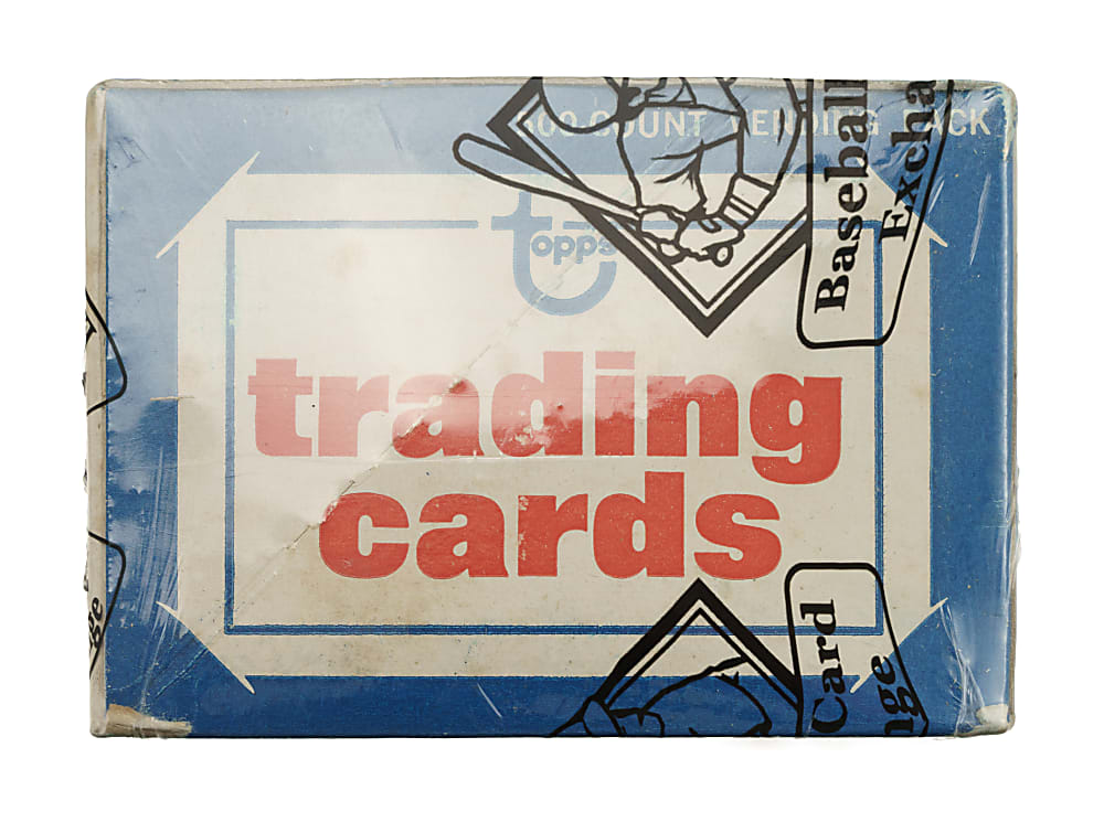 1971 Topps Third Series Unopened Vending Box - BBCE and Ex-Fritsch