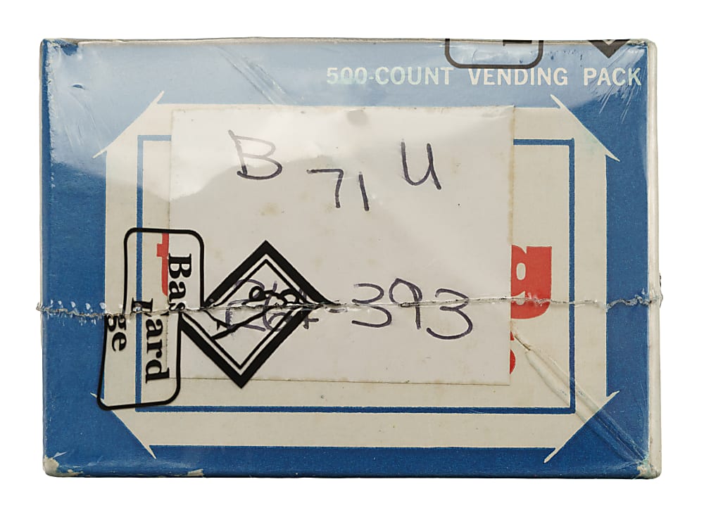 1971 Topps Third Series Unopened Vending Box - BBCE and Ex-Fritsch