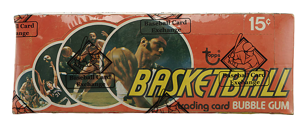 1974-1975 Topps Basketball Unopened Wax Box (24 Packs) - BBCE