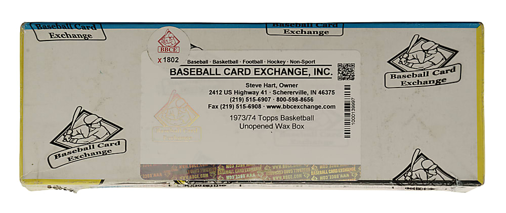 1973-1974 Topps Basketball Unopened Wax Box (24 Packs) - BBCE
