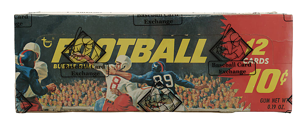 1969 Topps Football First Series Unopened Wax Box (24 Packs) - BBCE