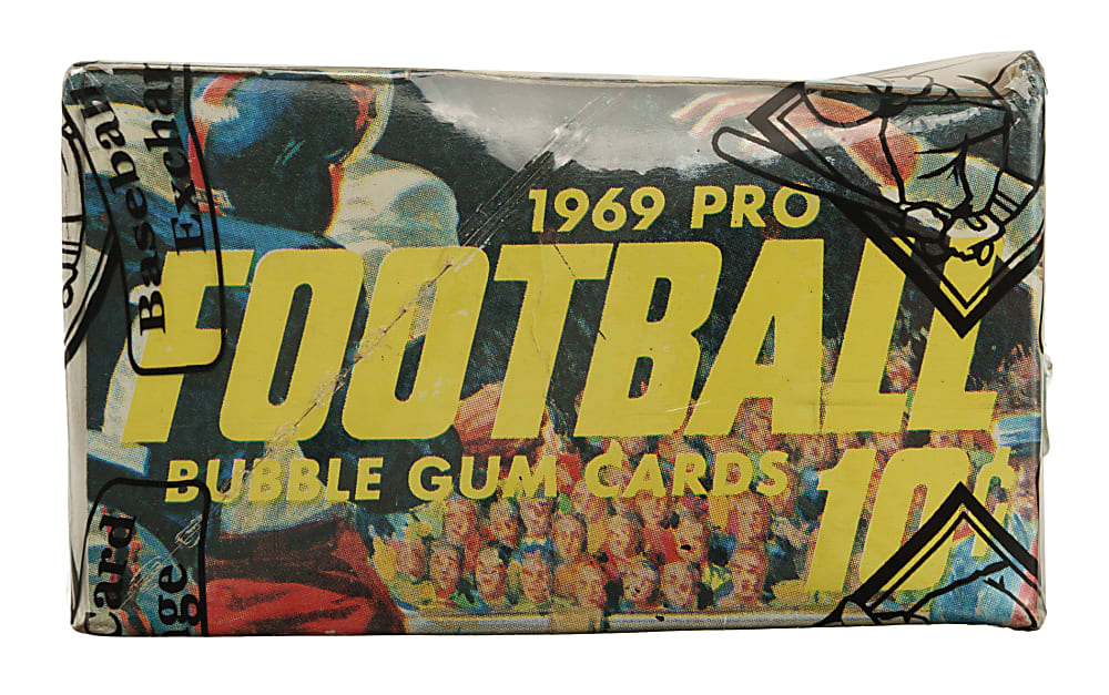 1969 Topps Football First Series Unopened Wax Box (24 Packs) - BBCE