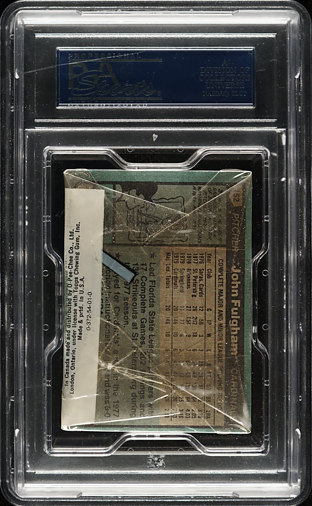 1980 Topps Unopened Cello Pack PSA MINT 9 - Rickey Henderson Rookie on Top - Highest Graded!