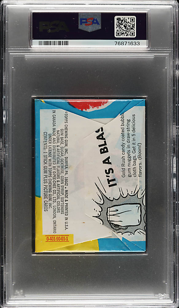 1971 Topps Fifth Series Unopened Wax Pack PSA NM-MT 8