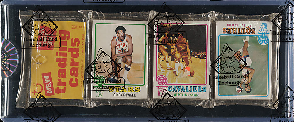 1973-1974 Topps Basketball Unopened Rack Pack - Pete Maravich on Back - BBCE
