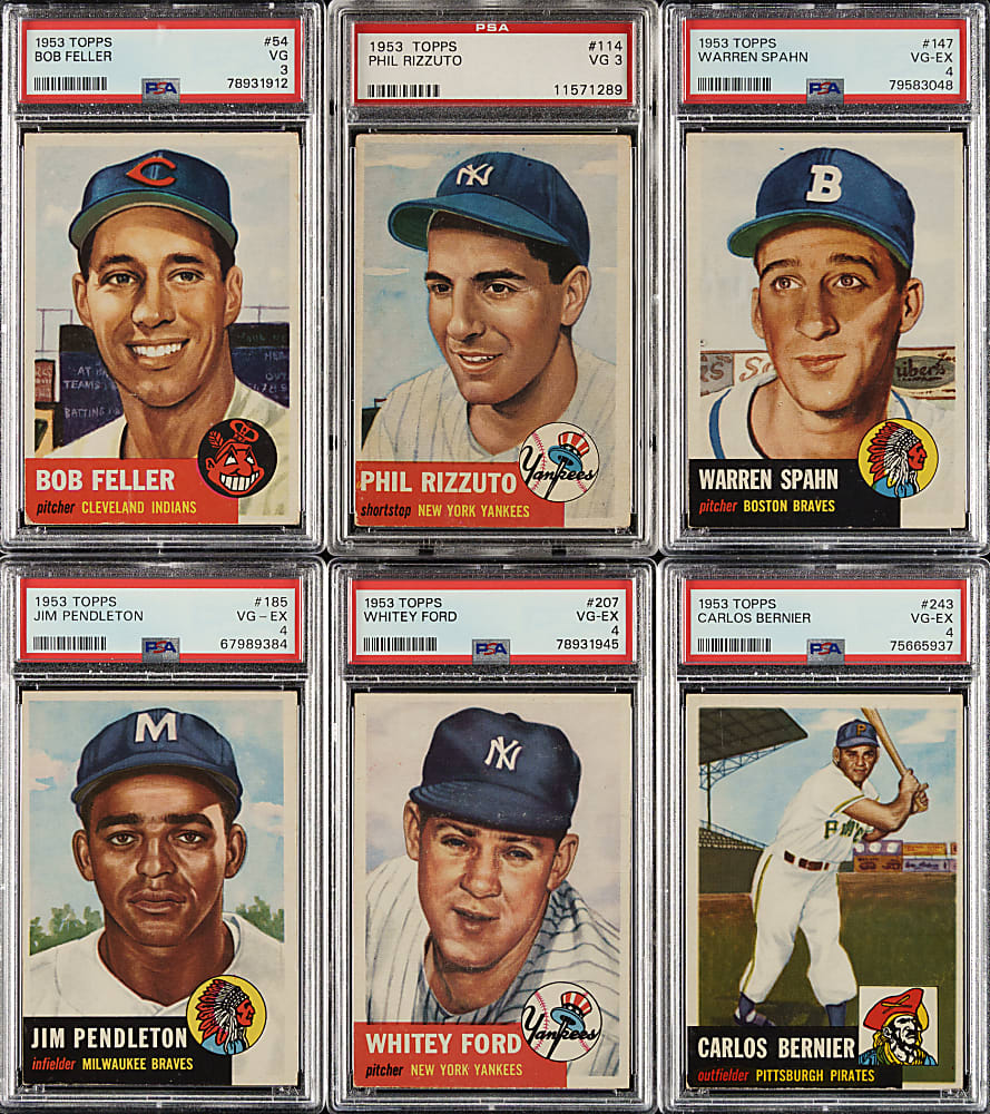 1953 Topps Near-Complete Set (270/274)