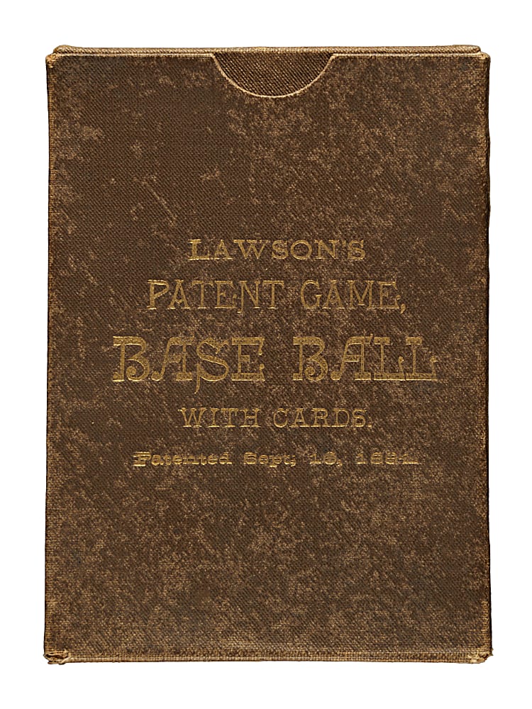 1884 Lawson's Base Ball Game Playing Card Set - Deluxe Edition!