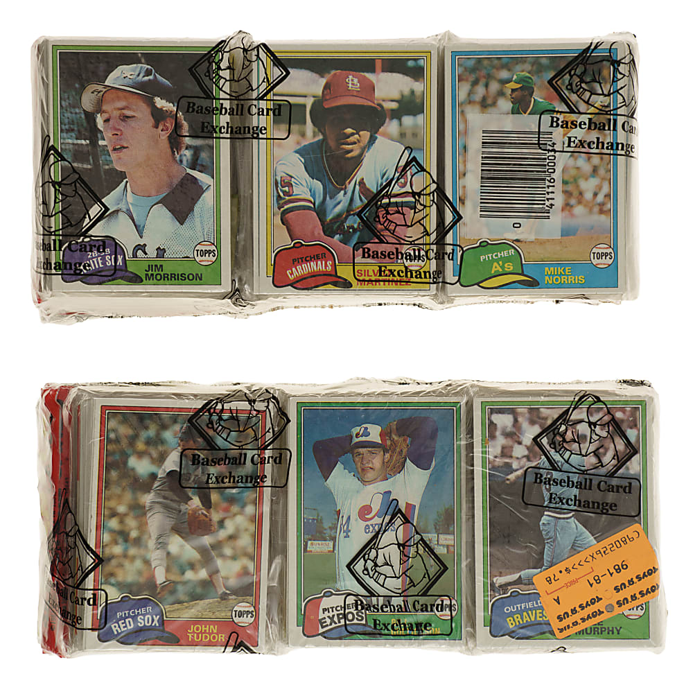 1981 Topps Unopened Rack Collection (24 Packs) - BBCE